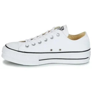Converse CHUCK TAYLOR ALL STAR LIFT CANVAS OX Couleur Blanc soldes magasin 14